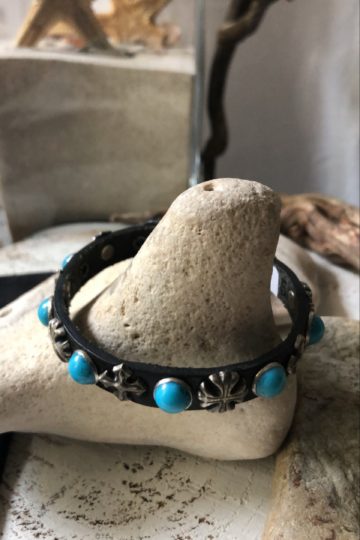 Bracciale croci e turchese Koru