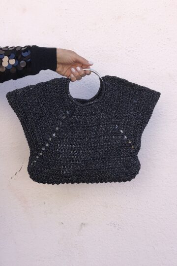 Borsa nera e glitter NAM
