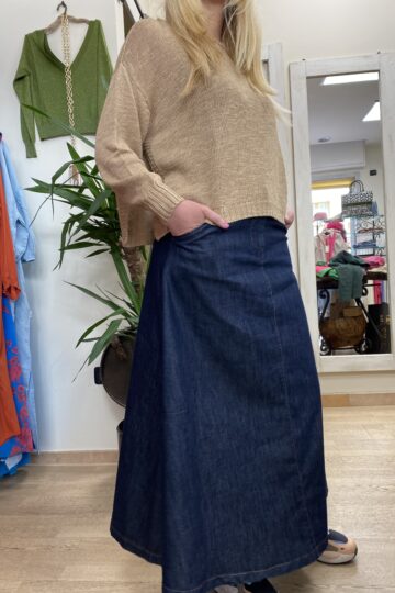 Maglia con spacchi Le Streghe col. naturale