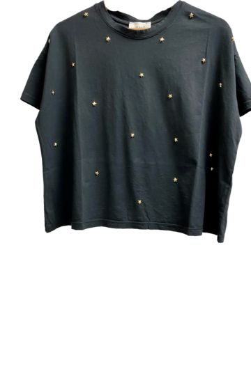 T- shirt Stelle Vicolo particole- nero