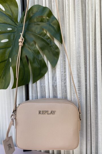 Borsa con tracolla e zip REPLAY