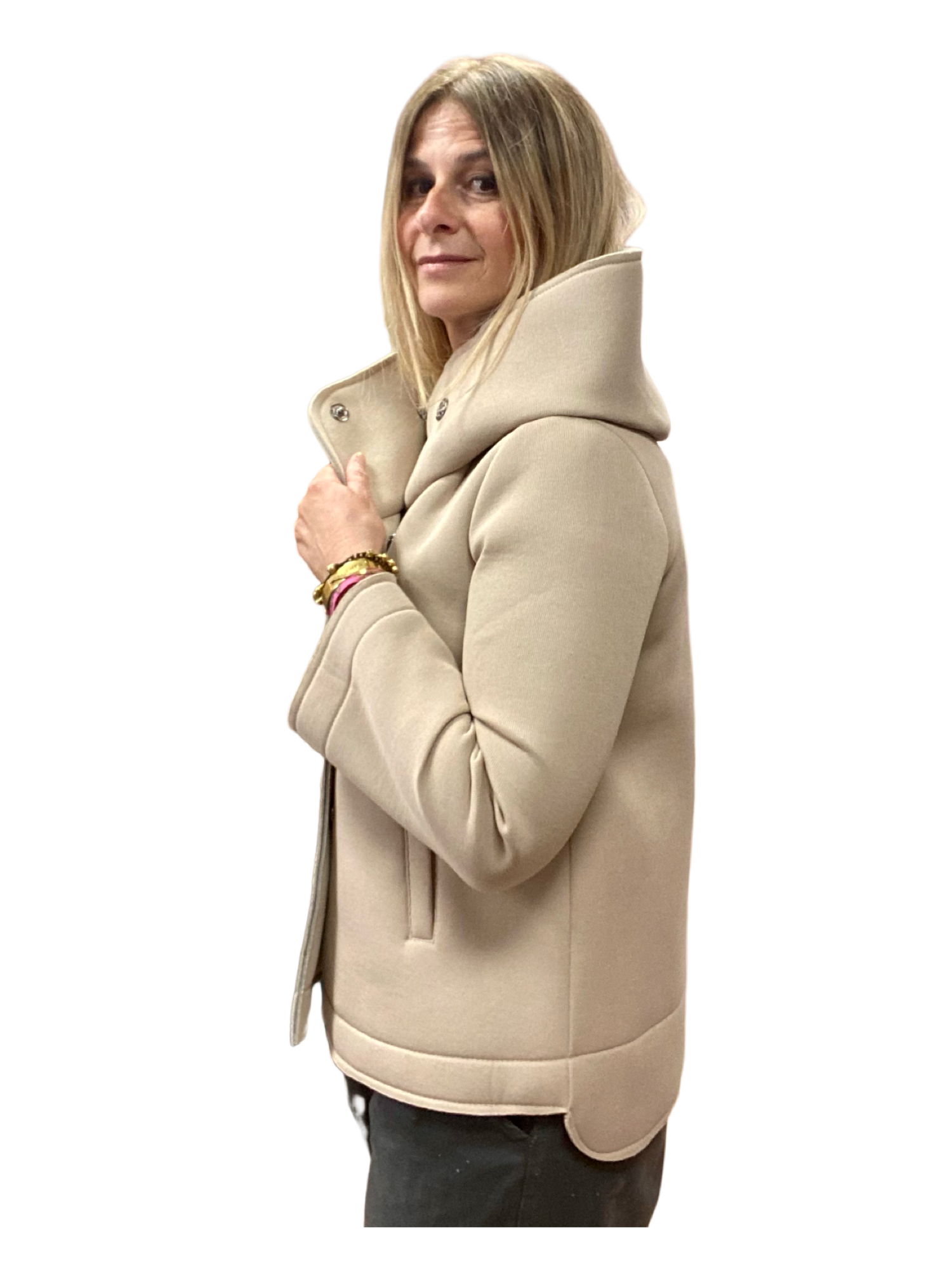 Le Streghe Giubotto Donna colore beige