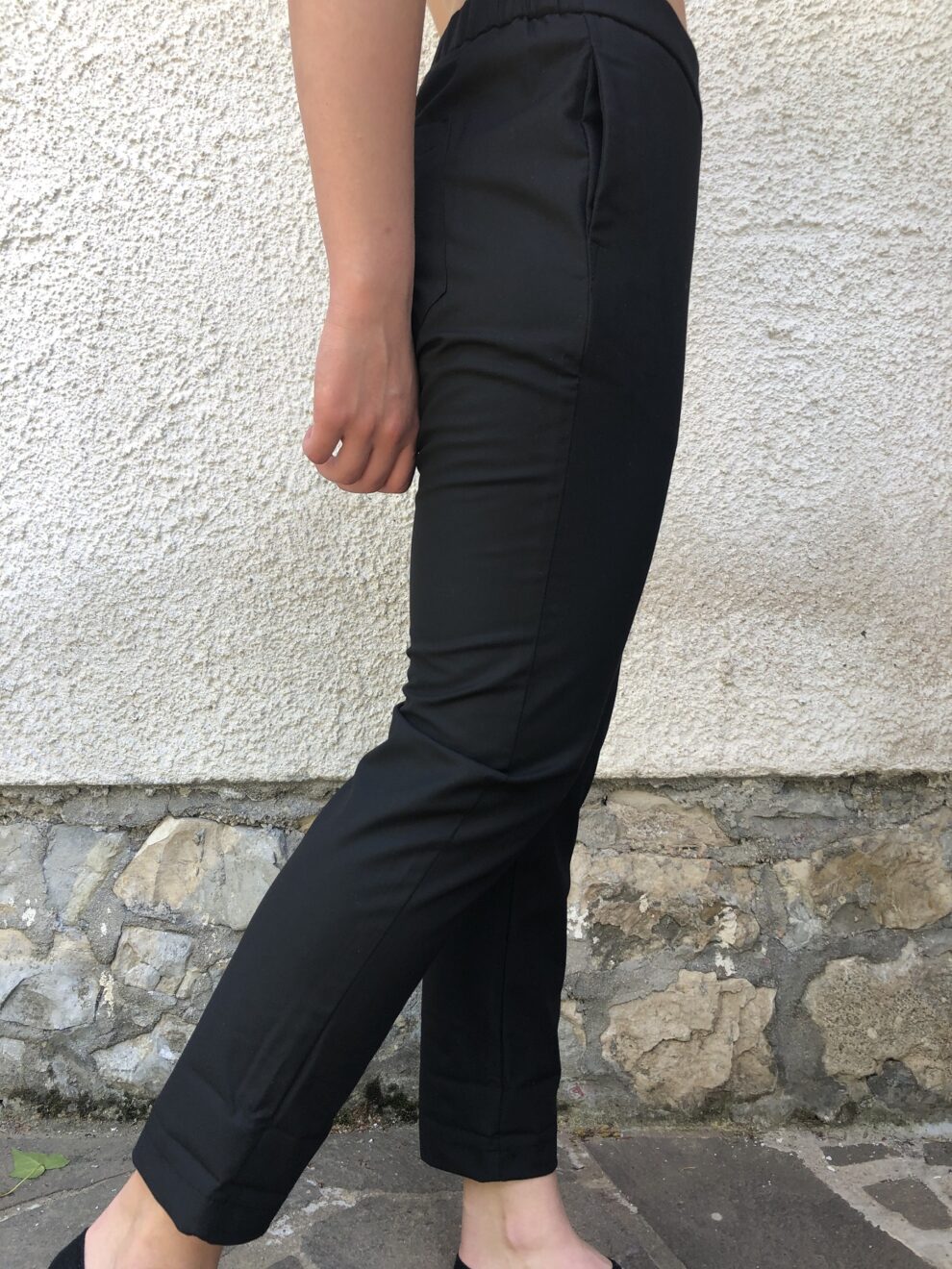 Pantalone Nero Nam particolare - tasca
