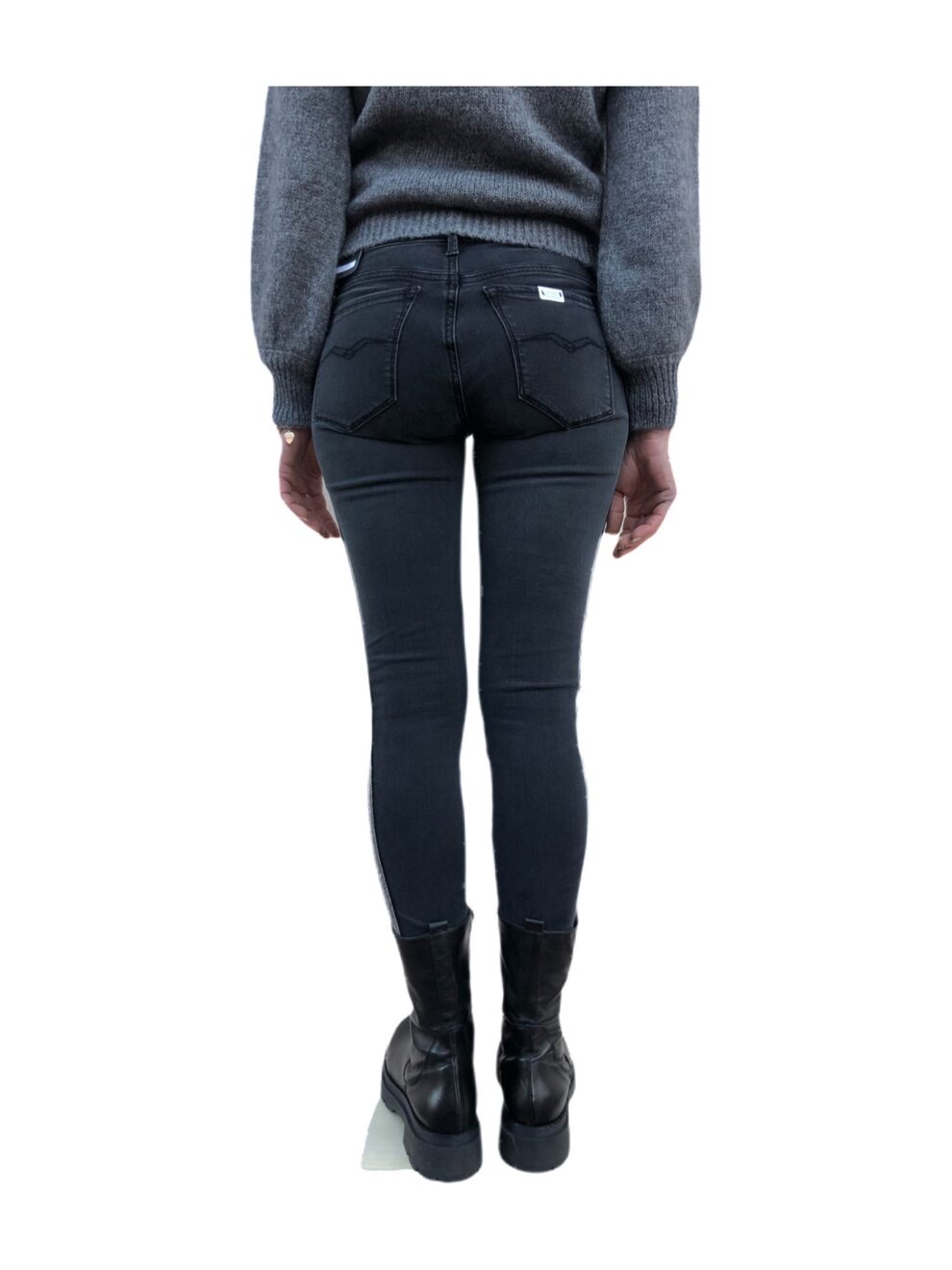 Jeans skinny black REPLAY particolare - dietro
